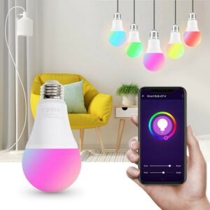 Ampoule WiFi Tuya Smart RGB+W LED