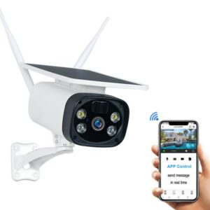 Caméra HD 1080p 2.0mp à batterie solaire WiFi Tuya Smart