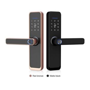 Serrure de porte à empreinte digitale Bluetooth WiFi Tuya Smart