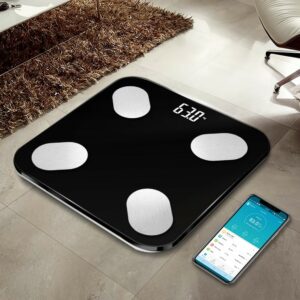 Pèse-personne à affichage numérique à LED pour mesurer l'IMC WiFi Tuya Smart