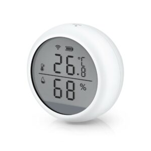 Capteur de température et d'humidité rond WiFi Tuya Smart