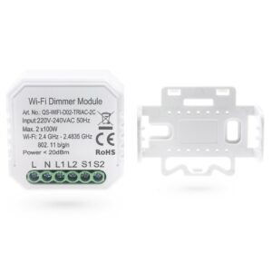 Dimmer WiFi pour interupteur 2 canaux Tuya Smart