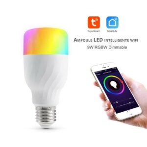 Ampoule WiFi Tuya Smart RGBW LED